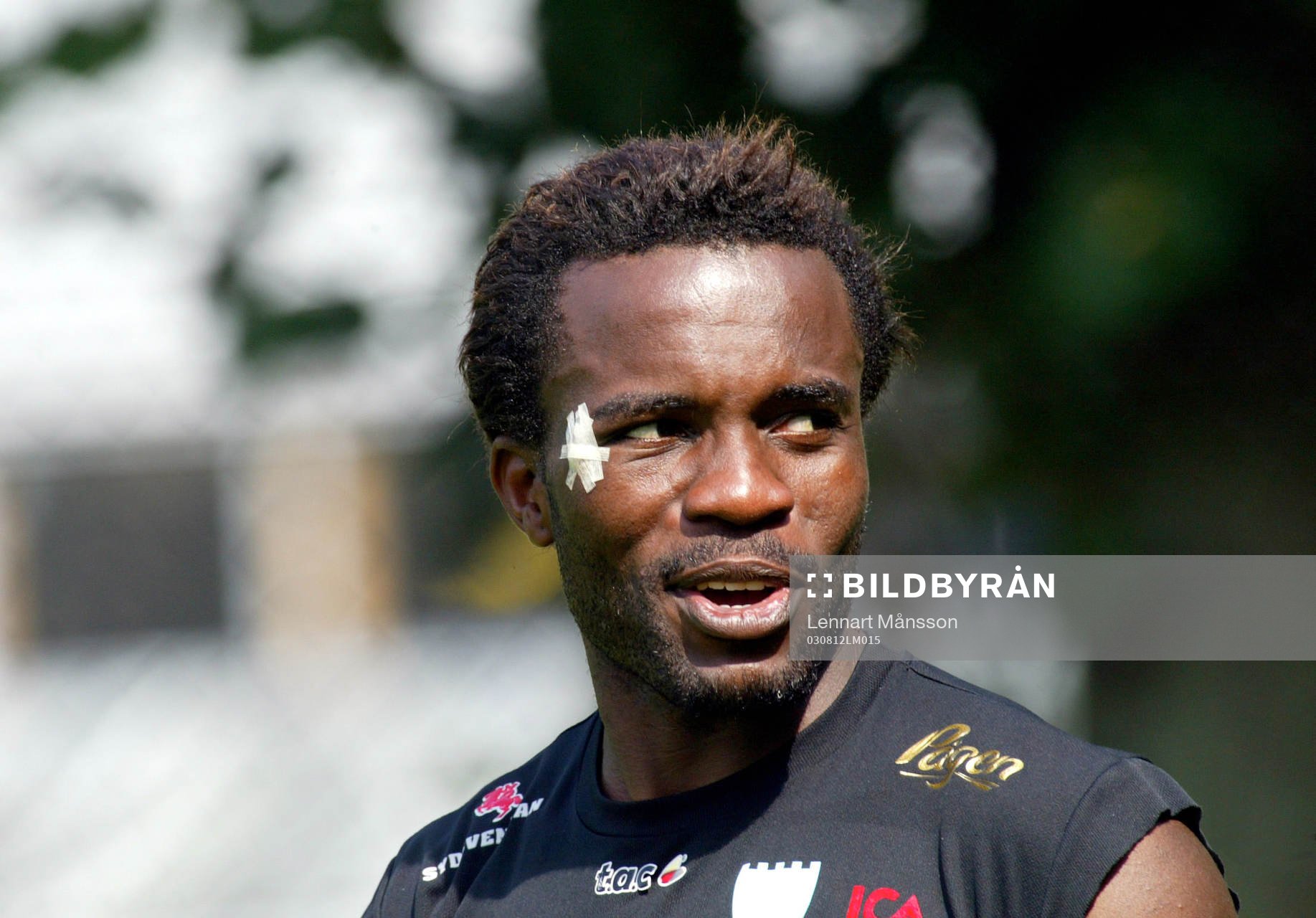 Peter Ijeh, Malmö, plåster, skada