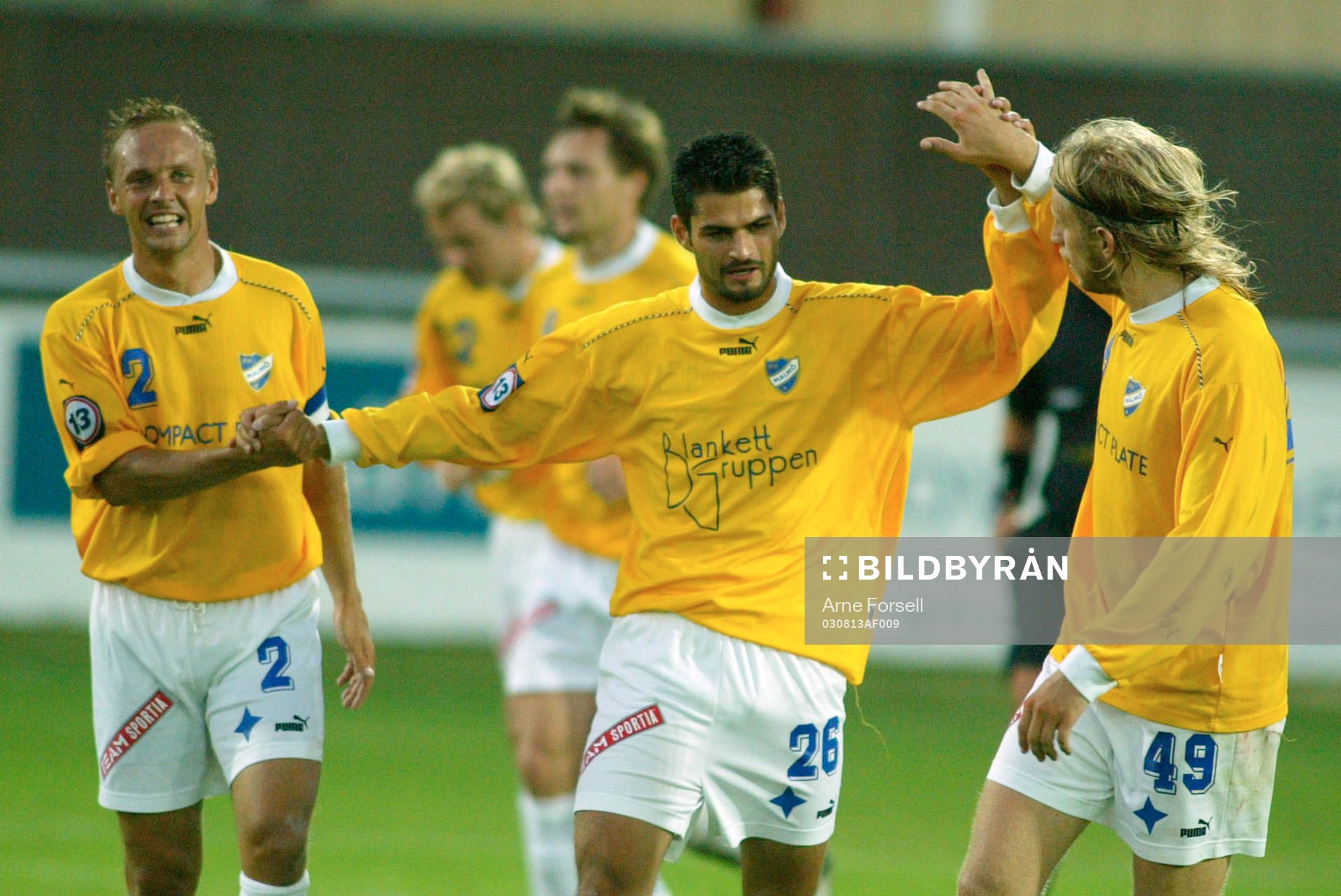Niclas Öberg, Jonas Danielsson och Christian Andersson.