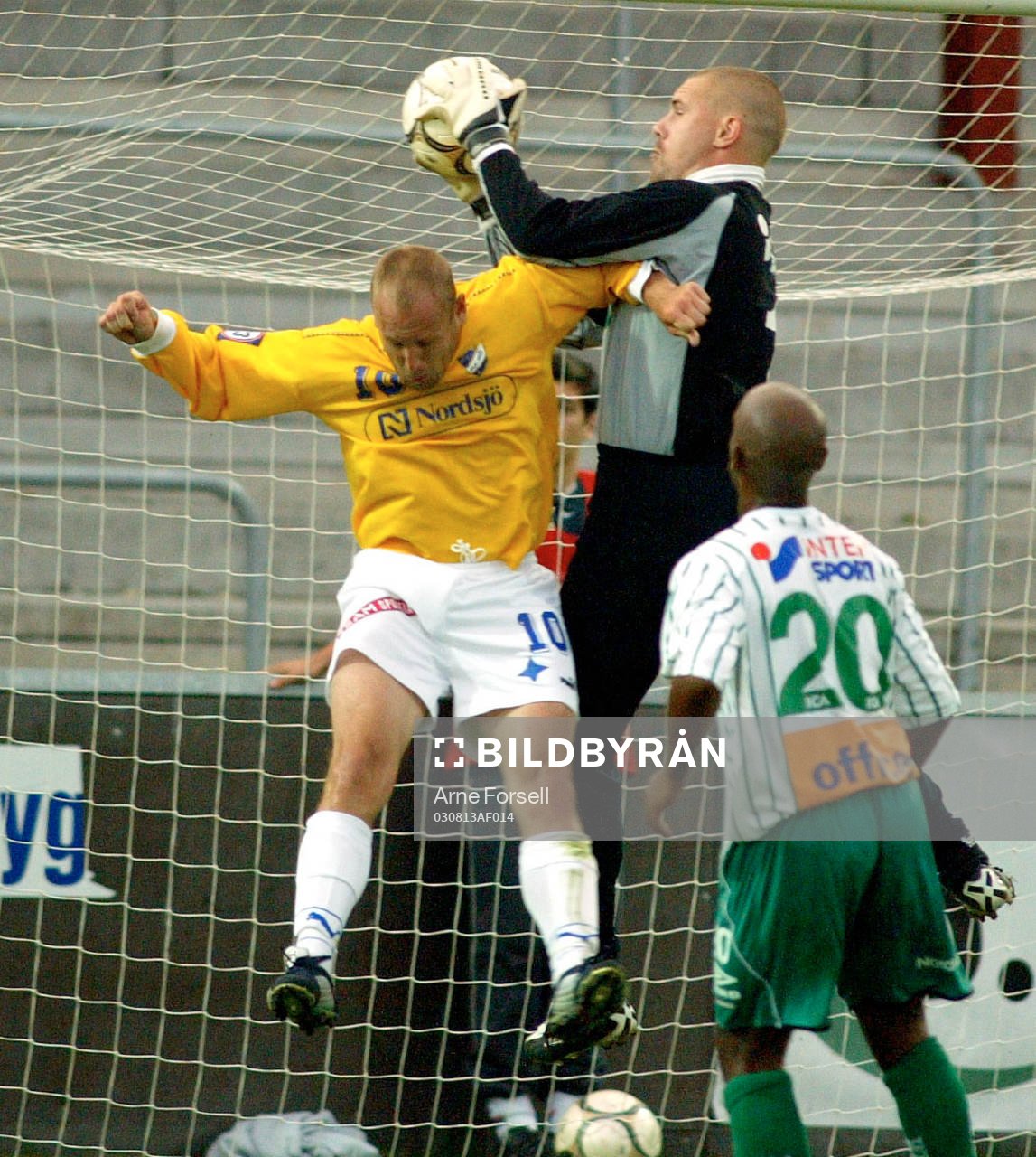  IFK Malmö - Frölunda, Magnus Eriksson och Joakim Olsson, målvakt.