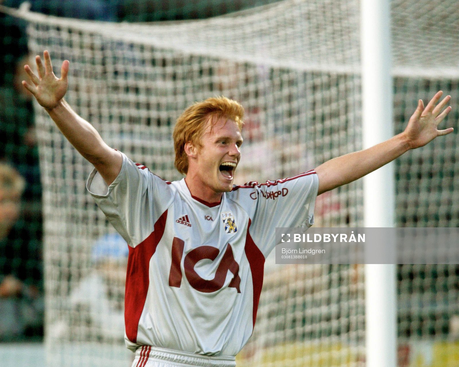 Patric Andersson, Göteborg. Jubel