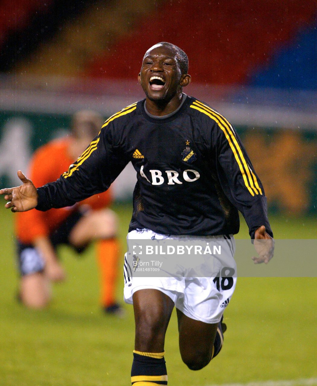 Kwame Quansah, AIK. jubel, glädje
