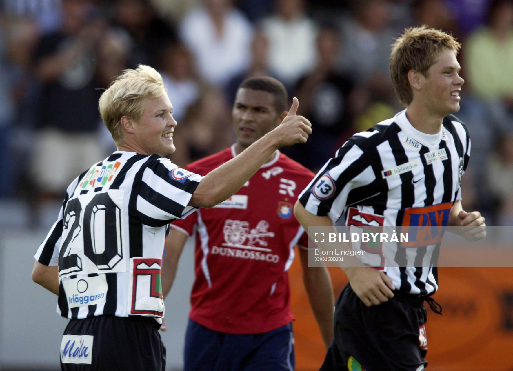 Matthias Eklund och Johan Andersson, Landskrona jublar,