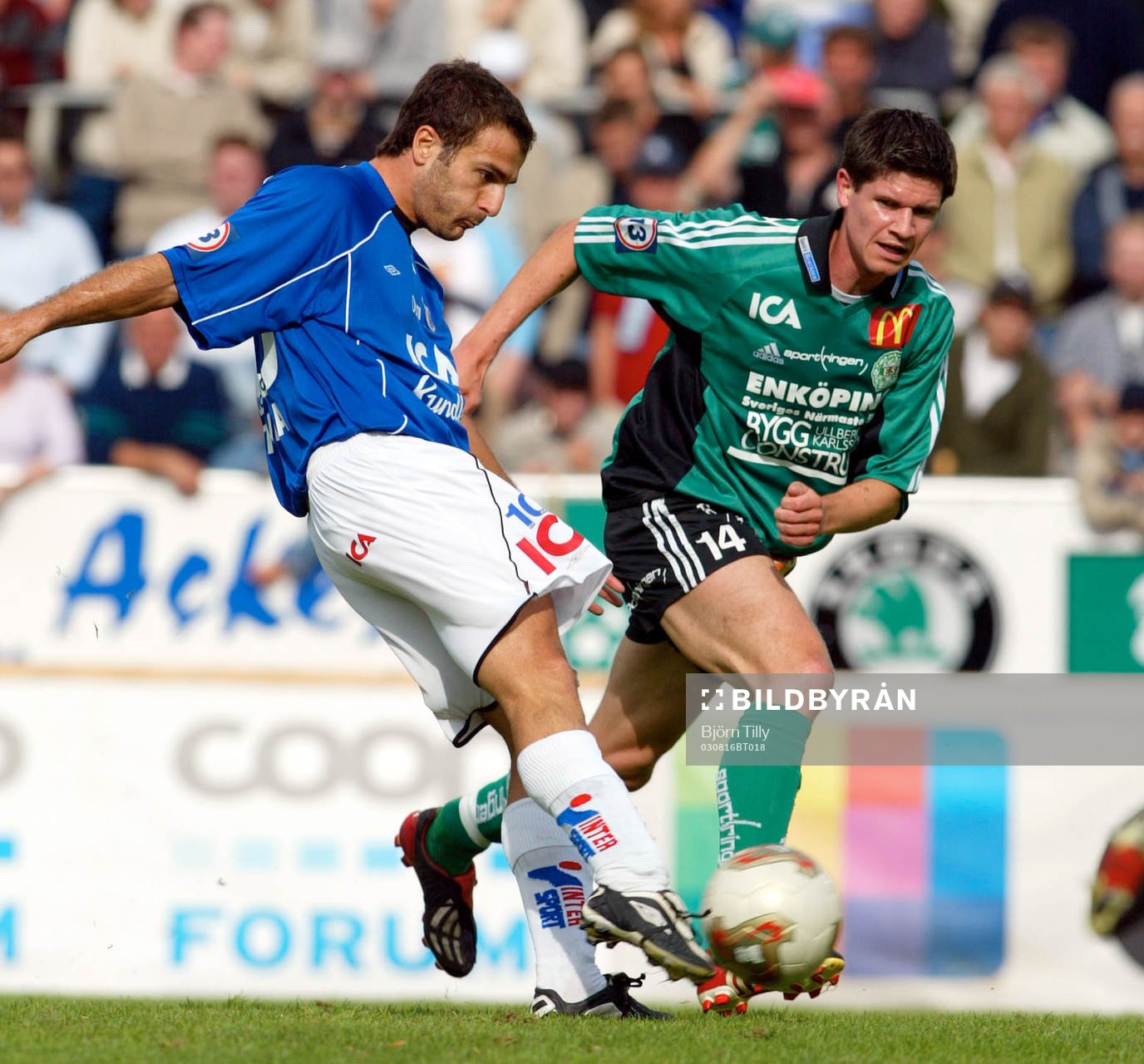 Sharbel Touma, Halmstad och Benny Olsen, Enköping
