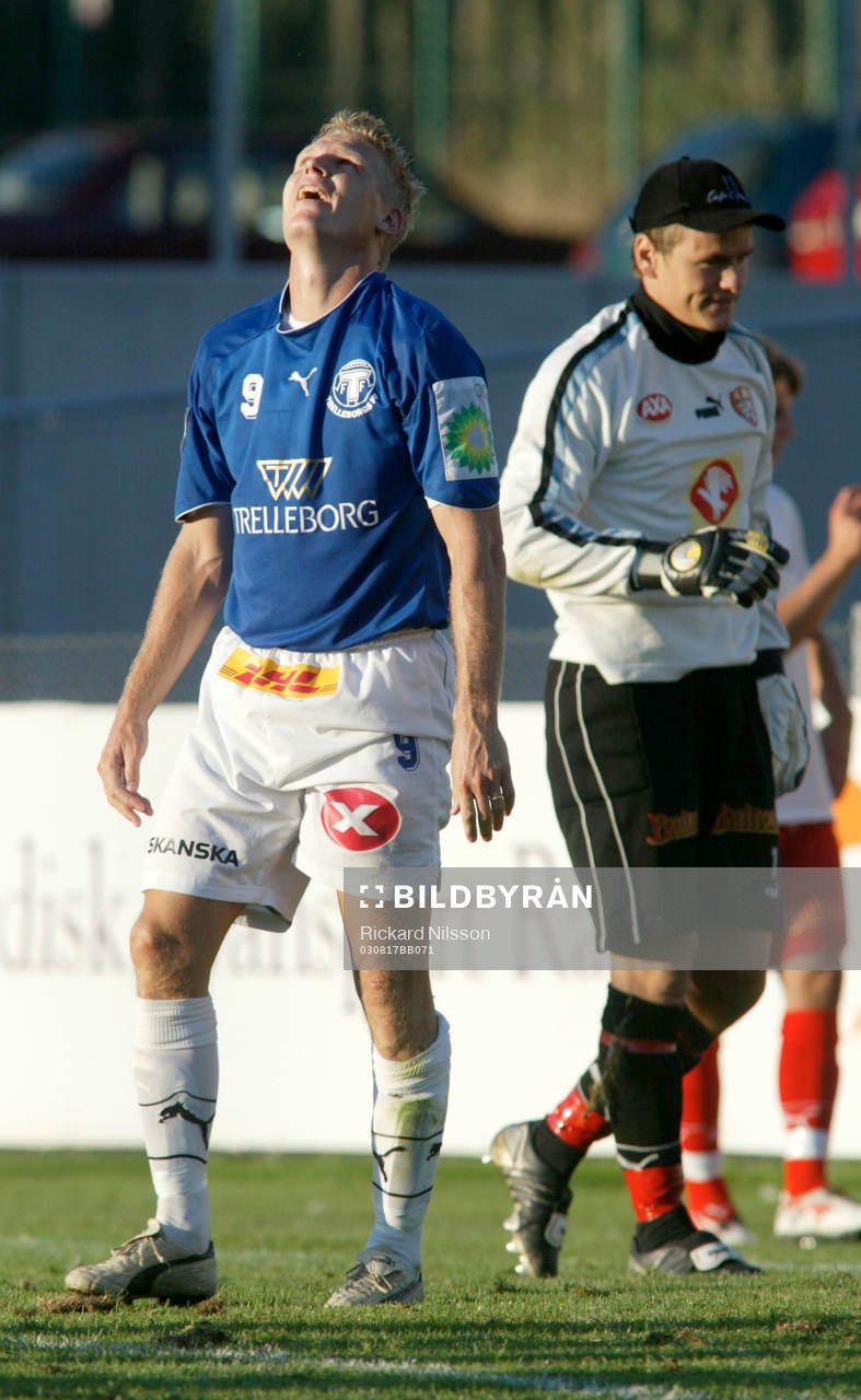 Mats Lilienberg, Trelleborg, har missat ett bra läge