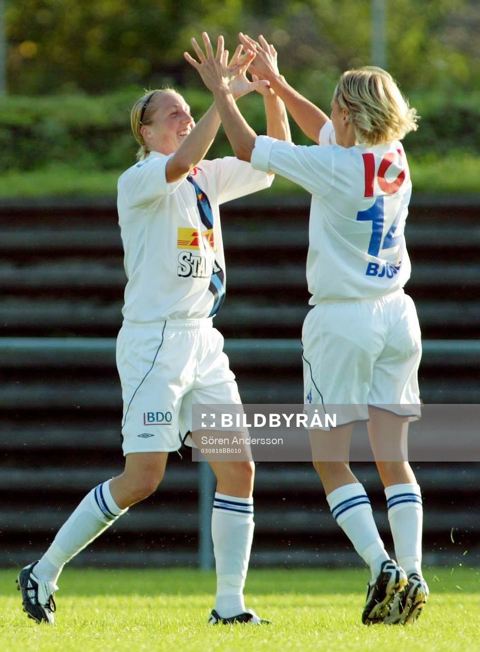 Sara Johansson och Ulrika Björn, Djurgården/Älvsjö,