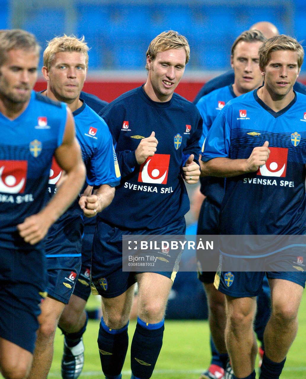 Marcus Allbäck, Niklas Skoog och Anders Svensson