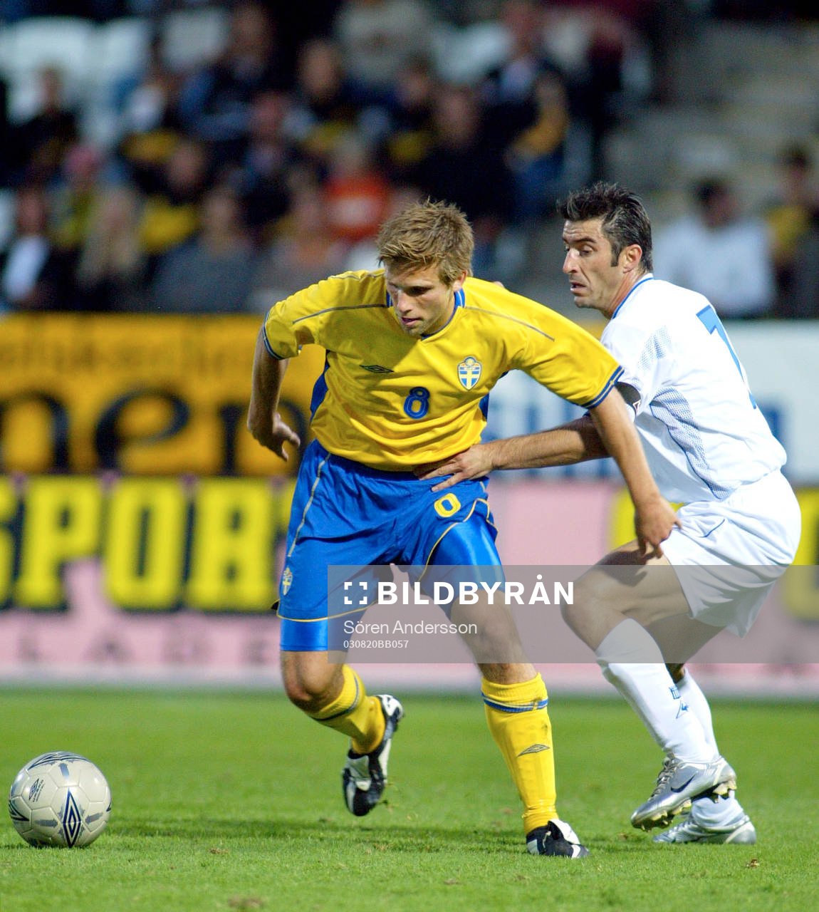 Anders Svensson, Sverige och Theodoros Zagorakis, Grekland