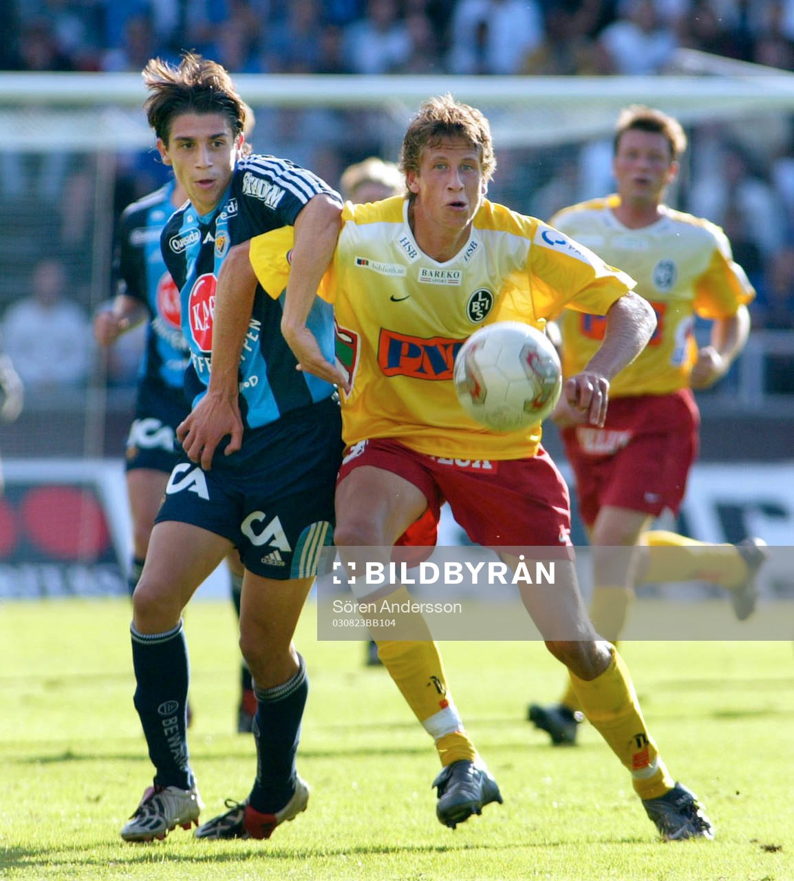 Babis Stefanidis, Djurgården och Jonas Olsson, Landskrona
