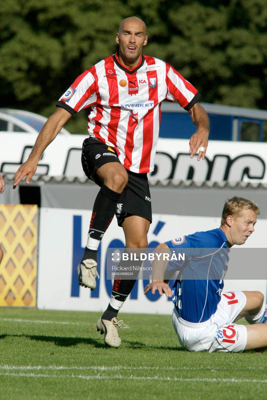 Robert Andersson, Halmstad, föll idag mot Malmö och