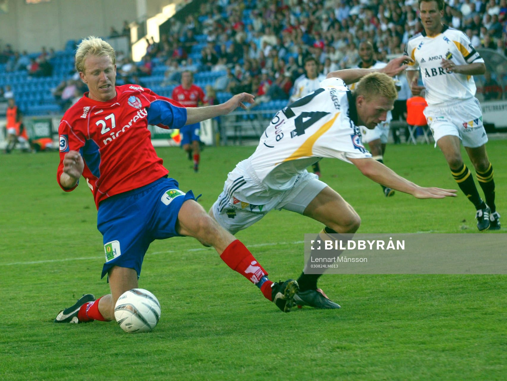 Gustaf Andersson, Helsingborg fintar bort Fredrik Björck,