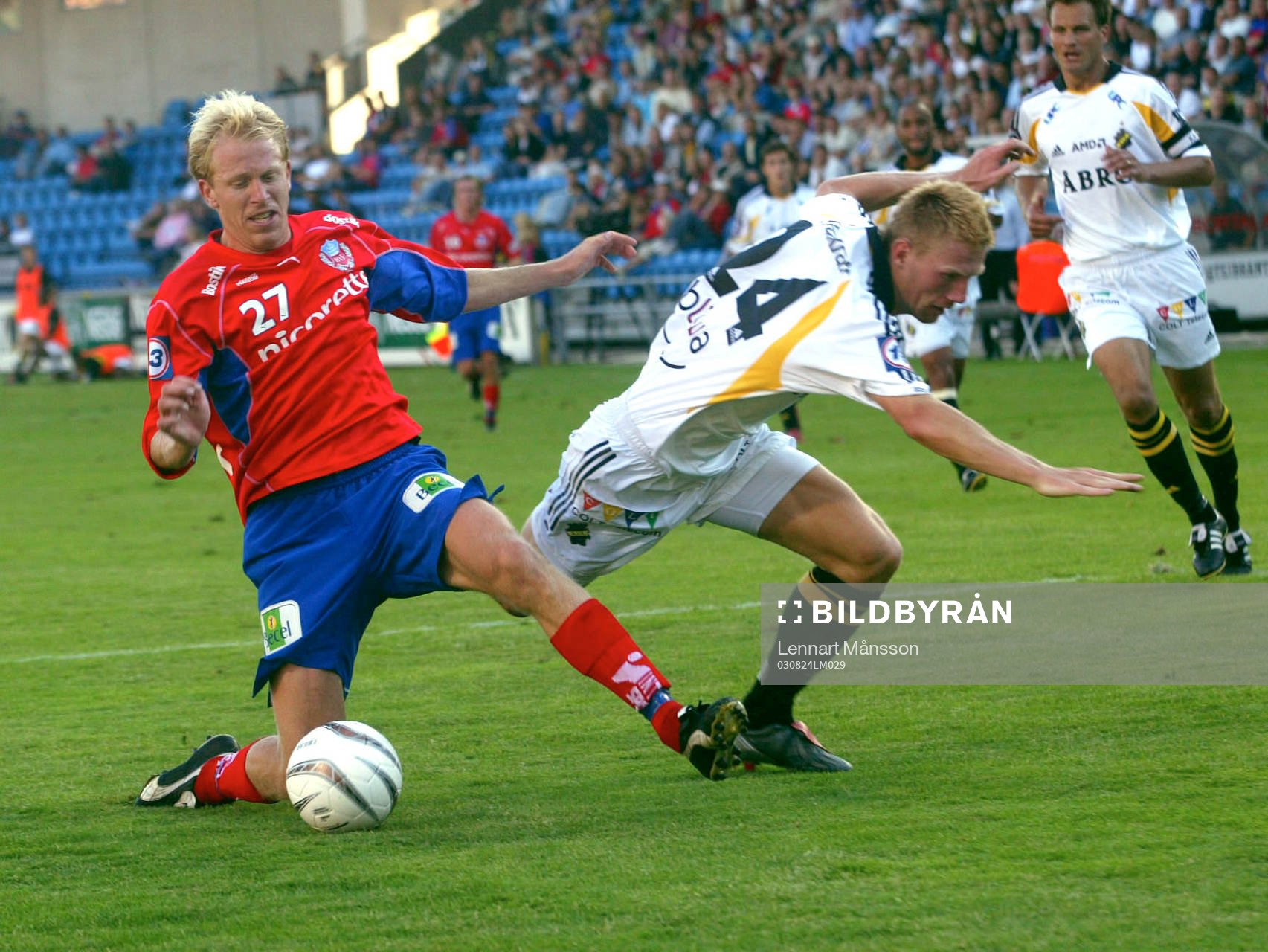 Gustaf Andersson, Helsingborg fintar bort Fredrik Björck,
