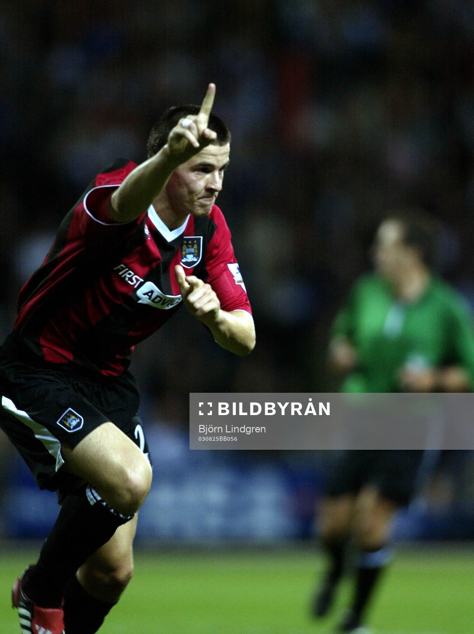 Fotboll, Engelsk, Premier League, Premiership, Joey Barton,  Manchester City, Jubel