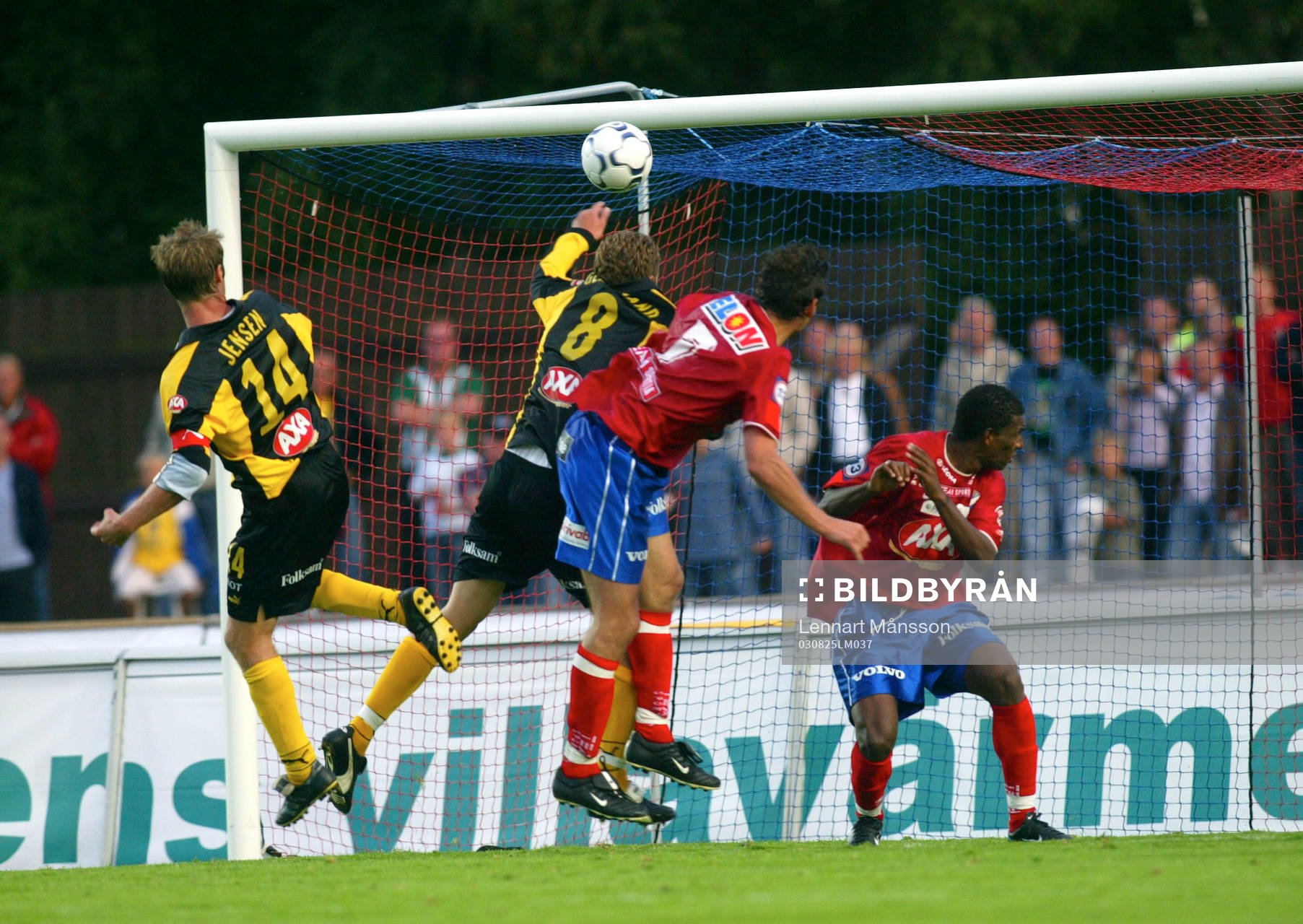 Andreas Ottosson, Öster nickar in kvitteringen till 4-4