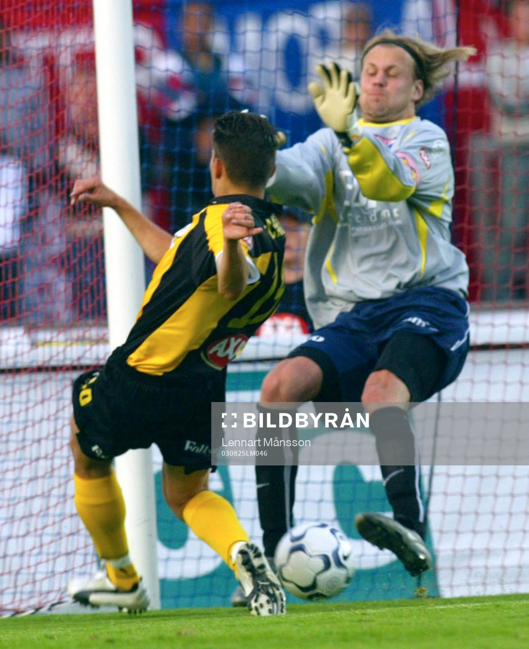 Här skadas Björn Stringheim, Öster