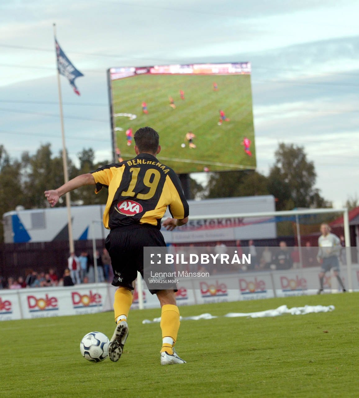 Benchenaa, Hammarby. Storbildsskärm, tvskärm