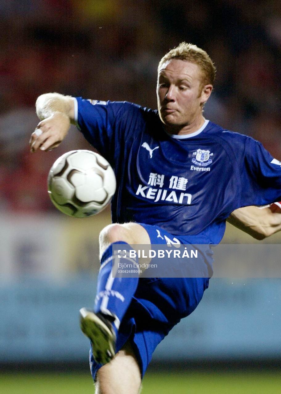Steve Watson, Everton lobbar in kvittering till 1-1