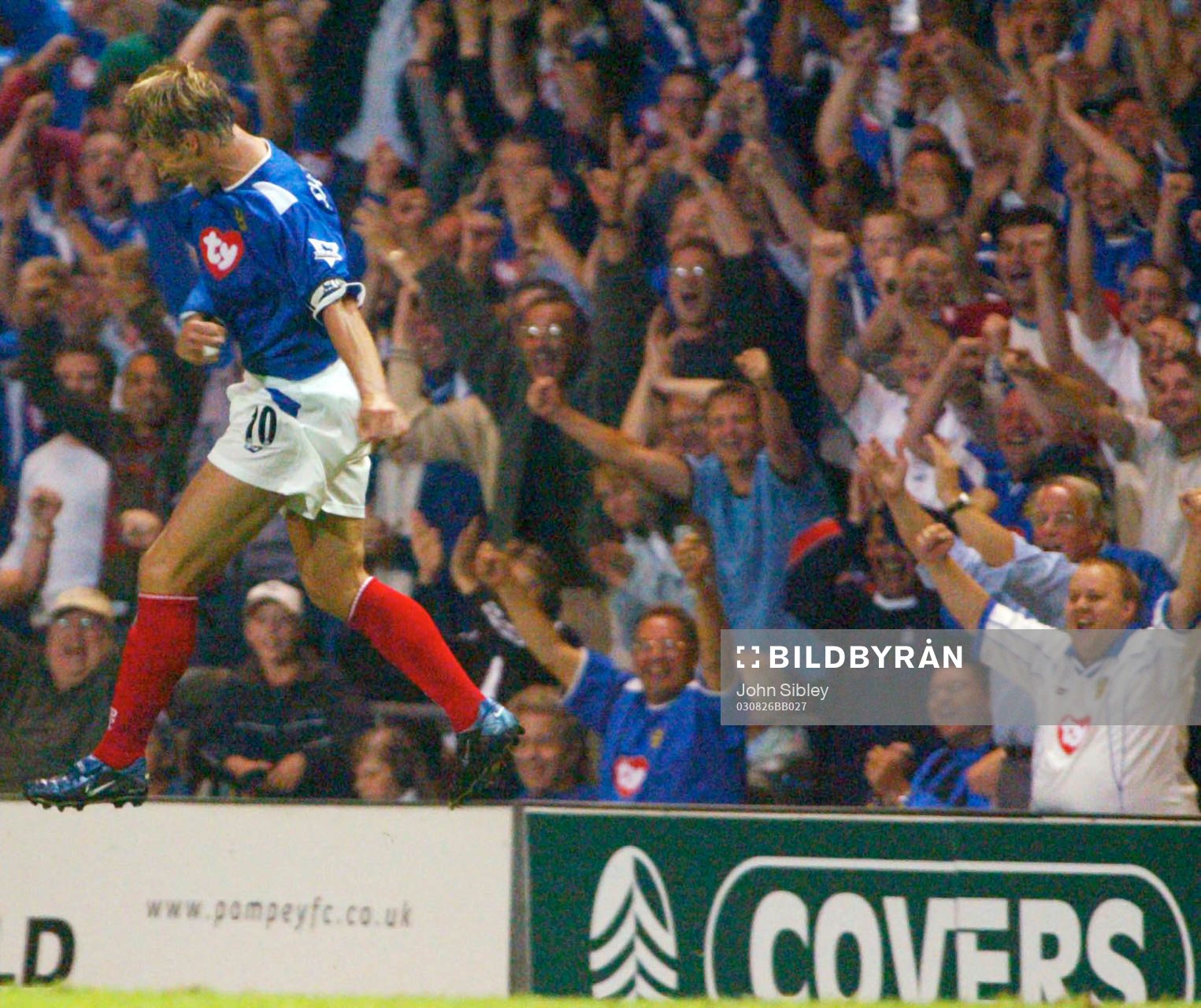 Teddy Sheringham, Portsmouth jubel