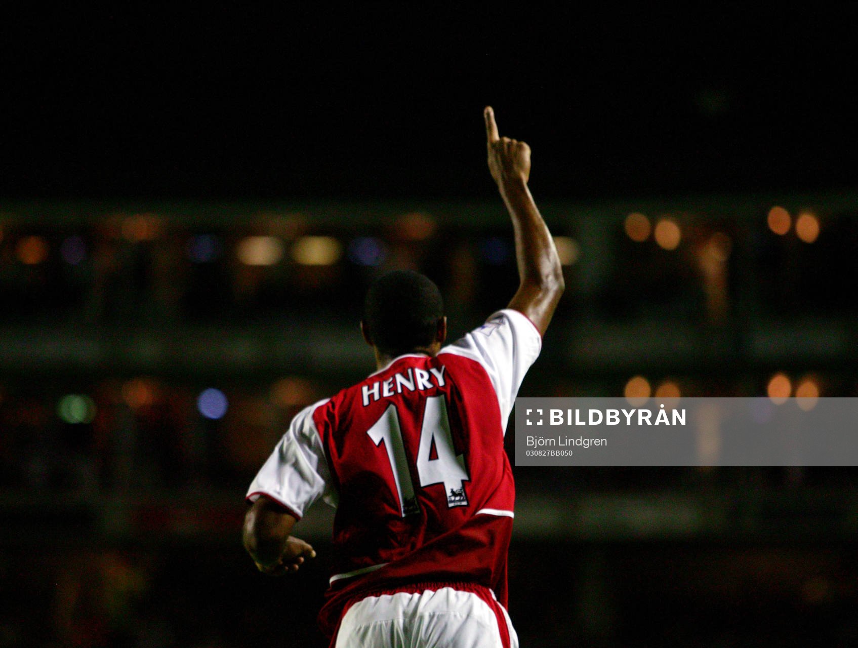  Thierry Henry, Arsenal jubel efter 2-0