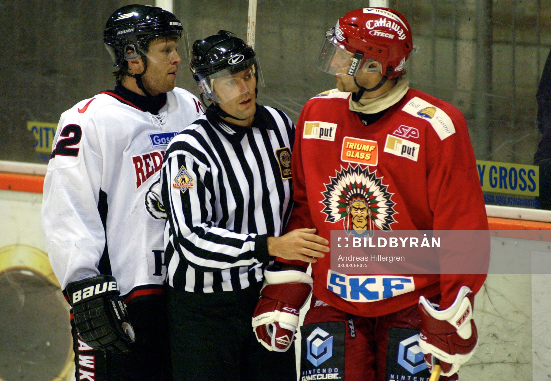 Jens Karlsson, Frölunda och David Petrasek, Malmö, i
