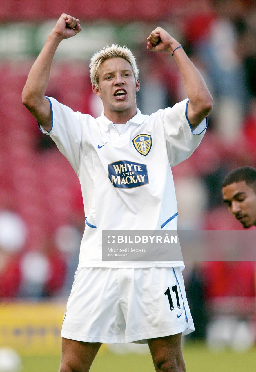  Alan Smith, Leeds jubel .