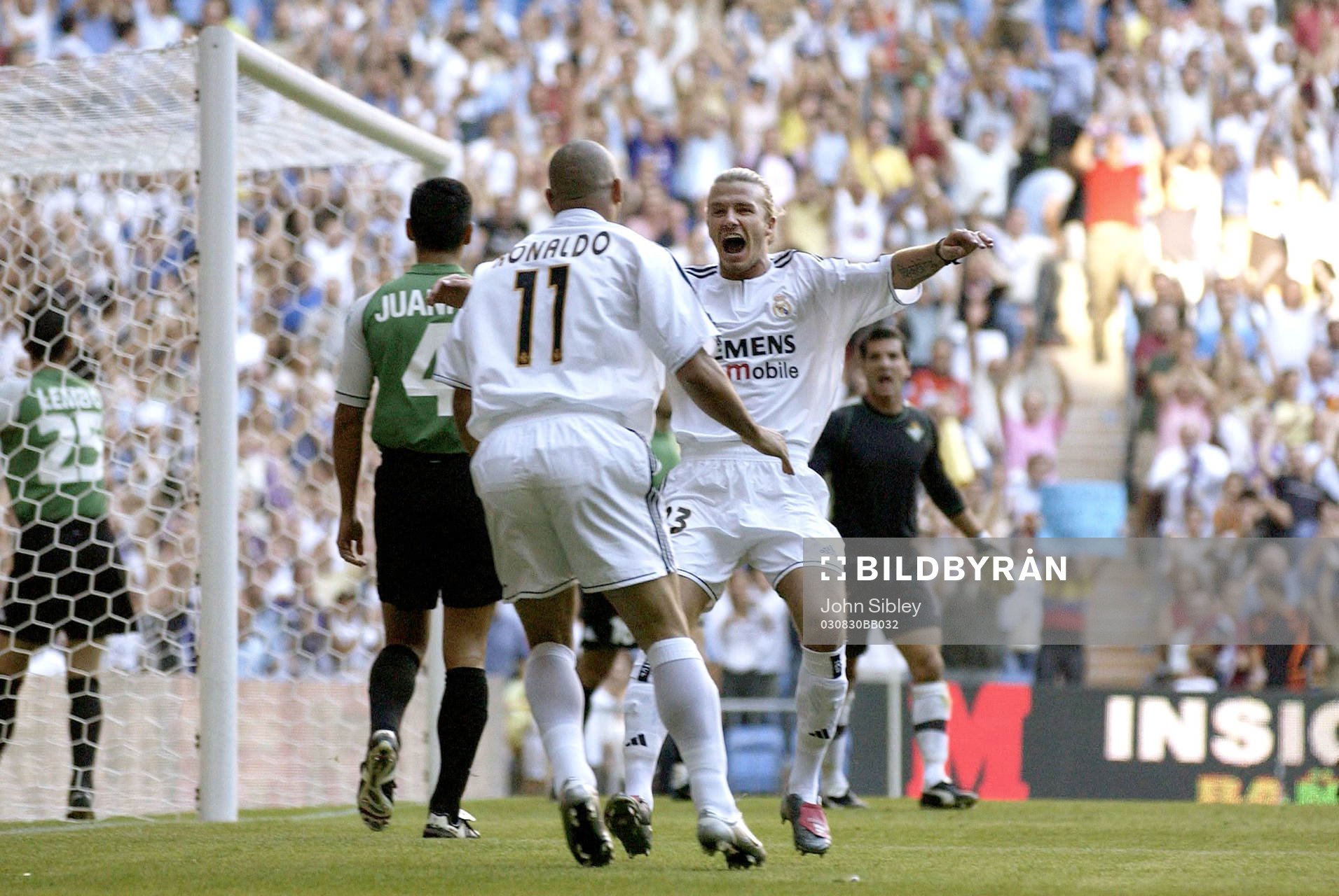 David Beckham jubel