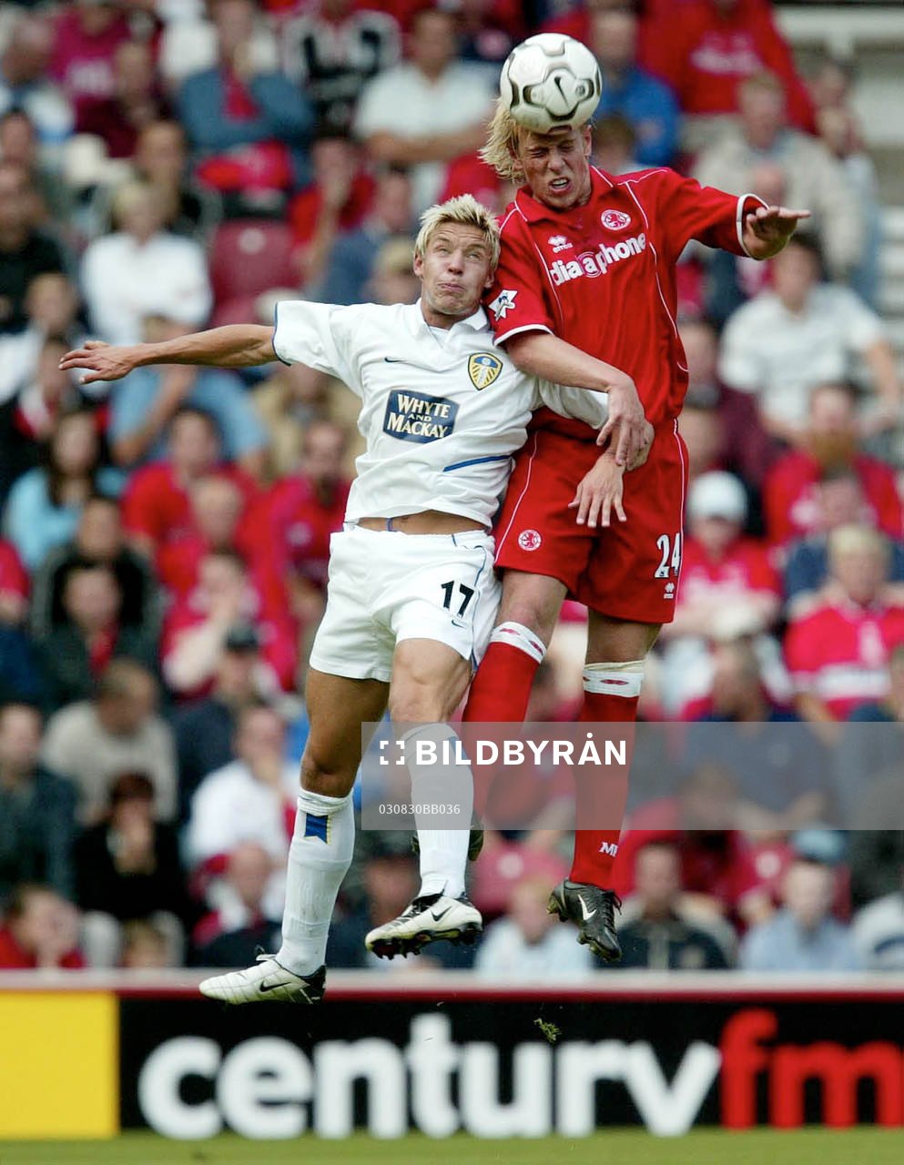Alan Smith Leeds och Andrew Davies, Middlesborough