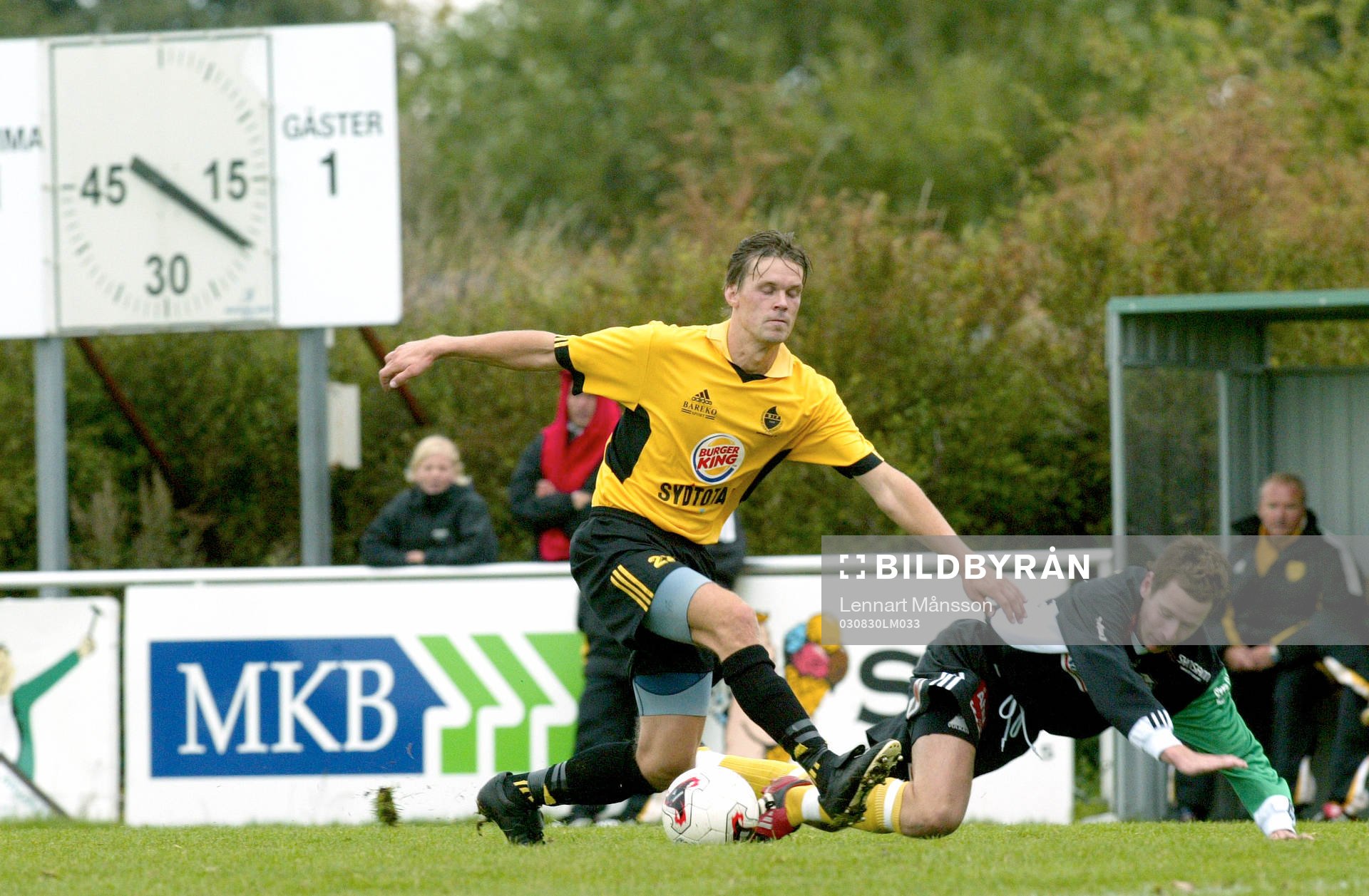 Matchur, matchklocka, Jens Nordström, Bunkeflo, har fått