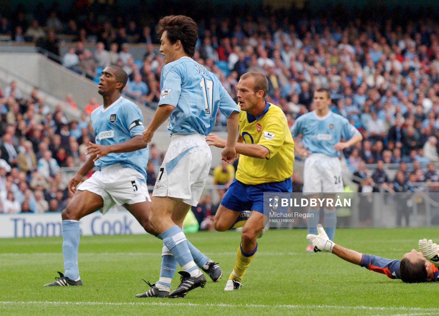Fotboll, engelsk, Premier League,  Manchester City -