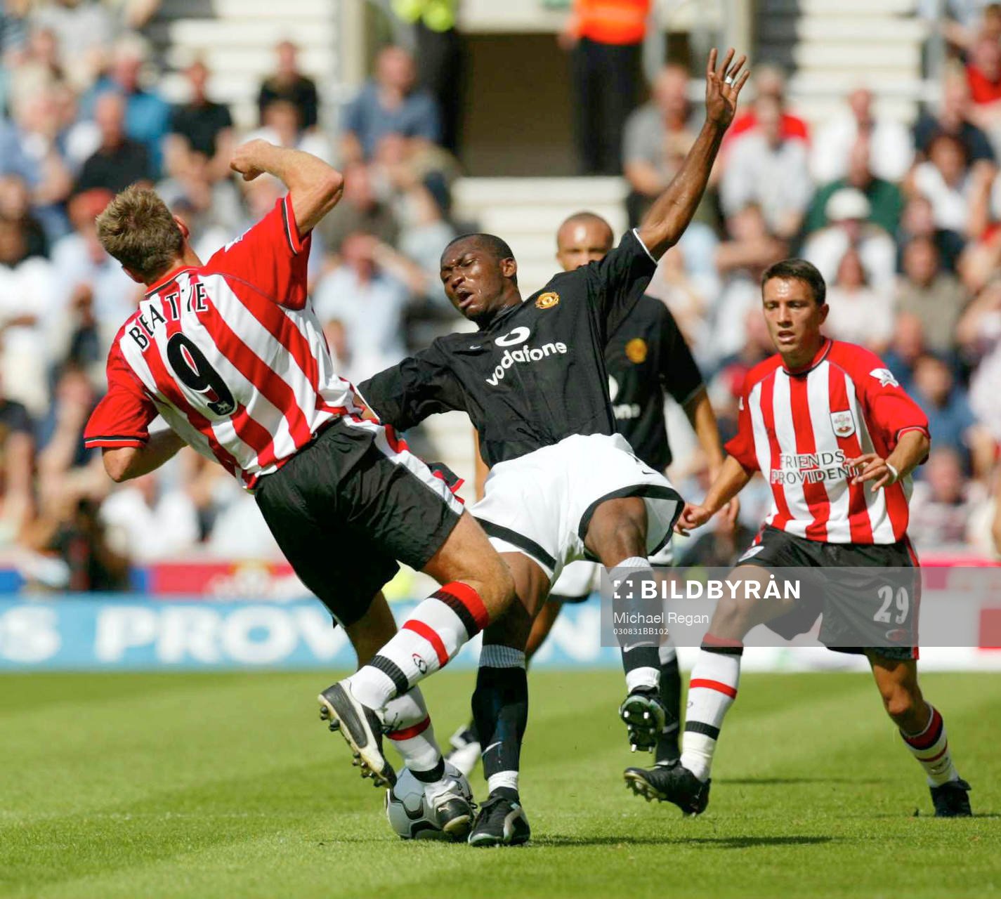 Fotboll, Engelsk, Premier League,  Southampton - Manchester