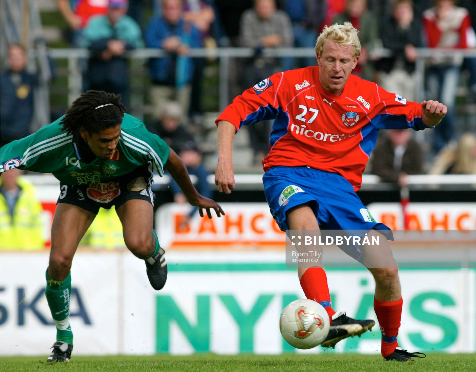 Marco Da Silva, Enköping och Gustaf Andersson, Helsingborg