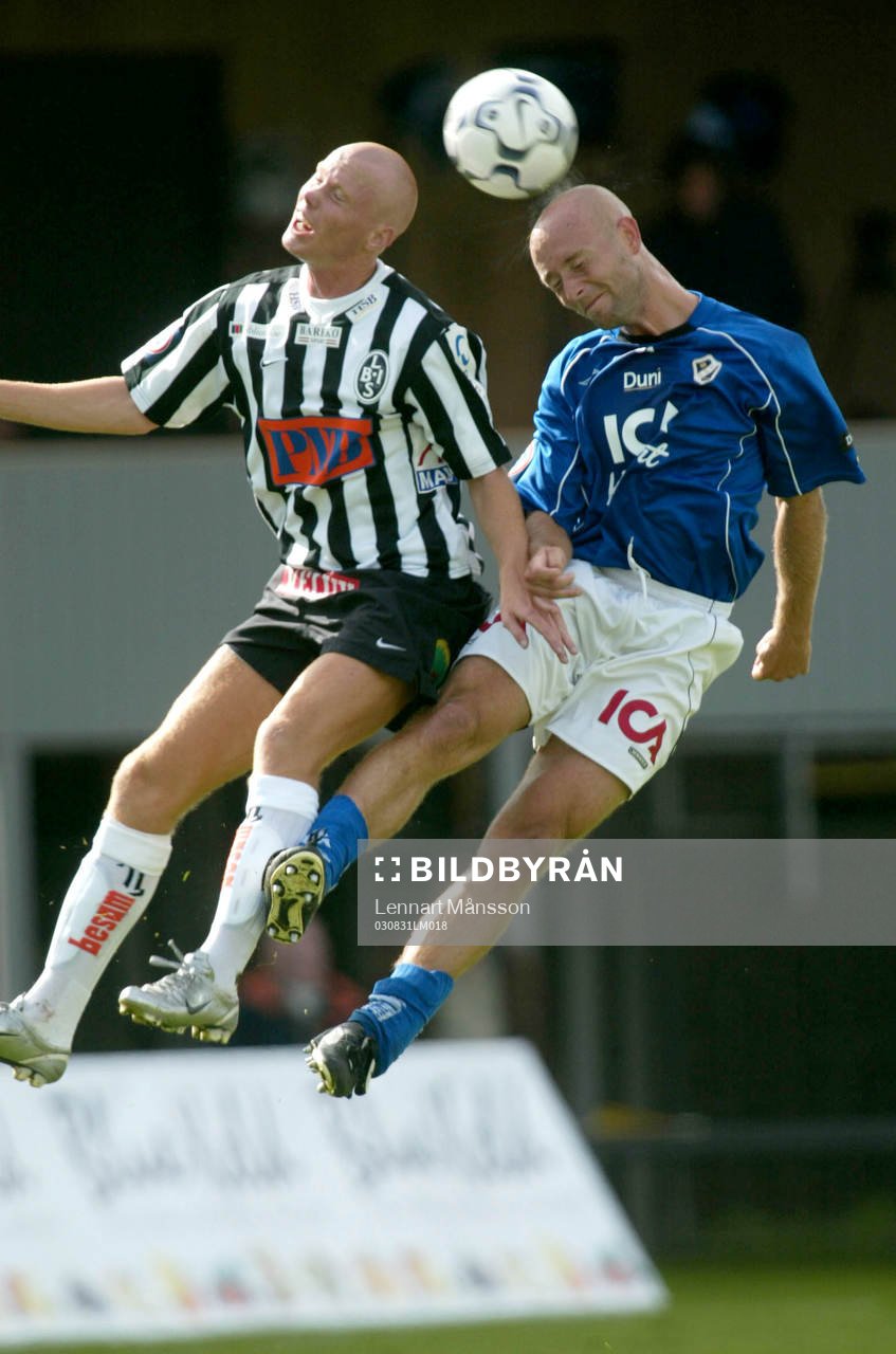 Alexander Farnerud nickduellerar med Mattias Thylander
