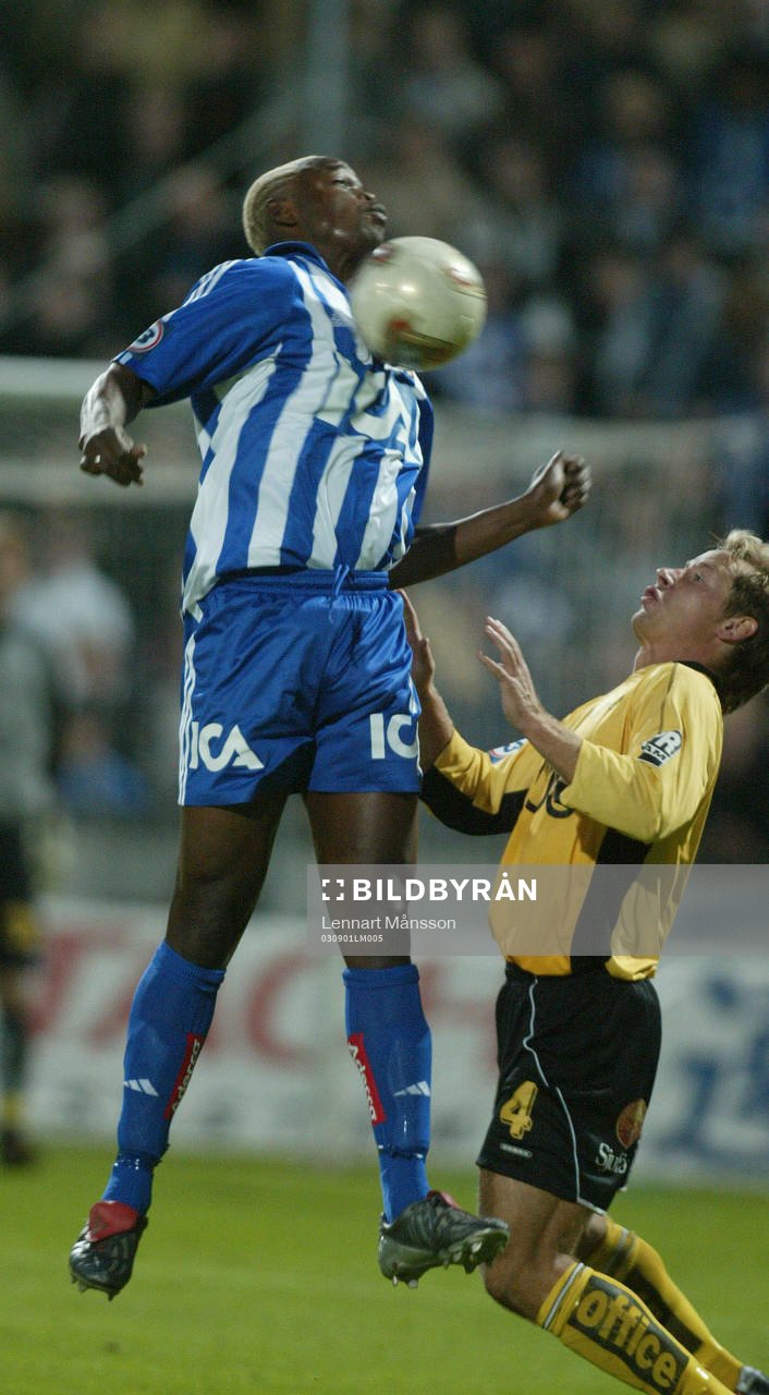 Mamadou Diallo mot lille Johan Karlsson