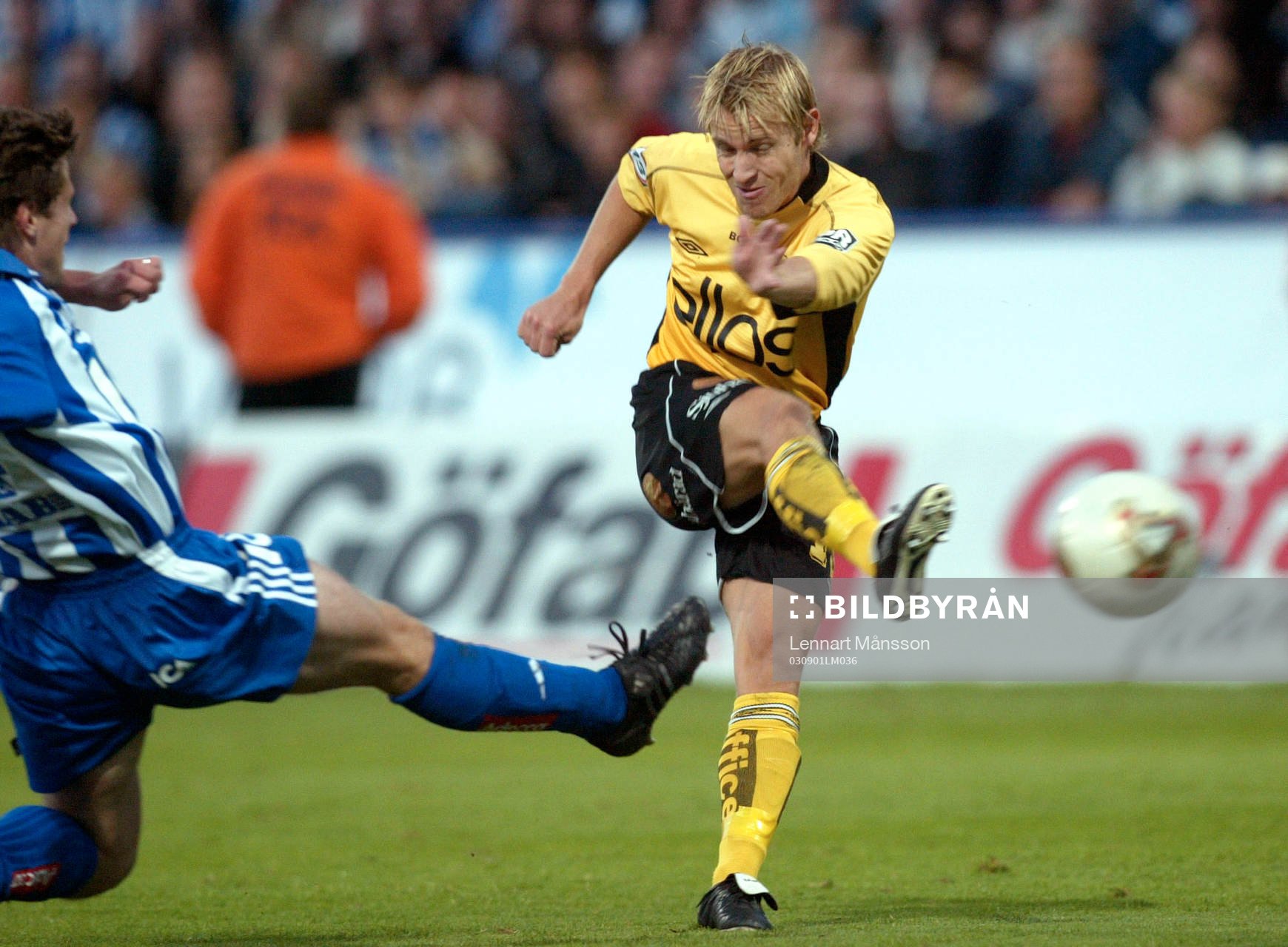 Skott, Andreas Klarström laddar