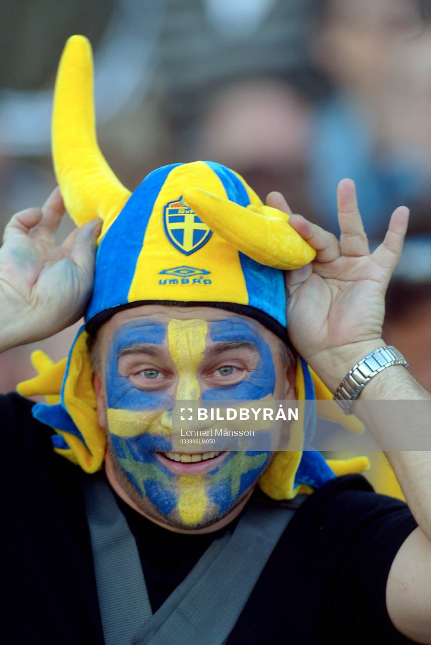 Supporter, ansiktsmålning
