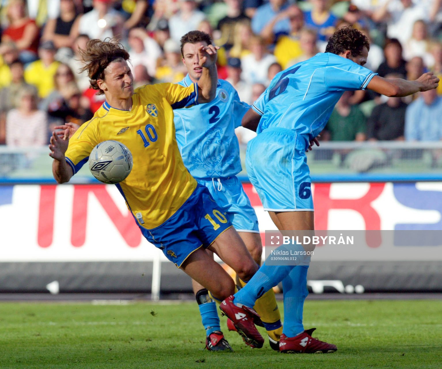Zlatan Ibrahimovic, Sverige blir fälld och får straff som