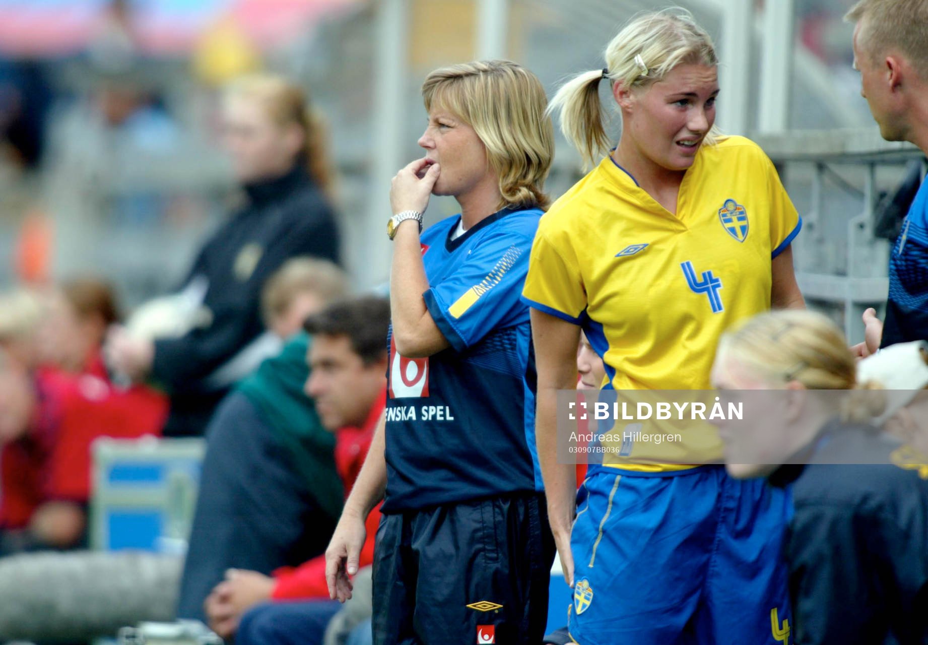 Hanna Marklund, fick bytas ut