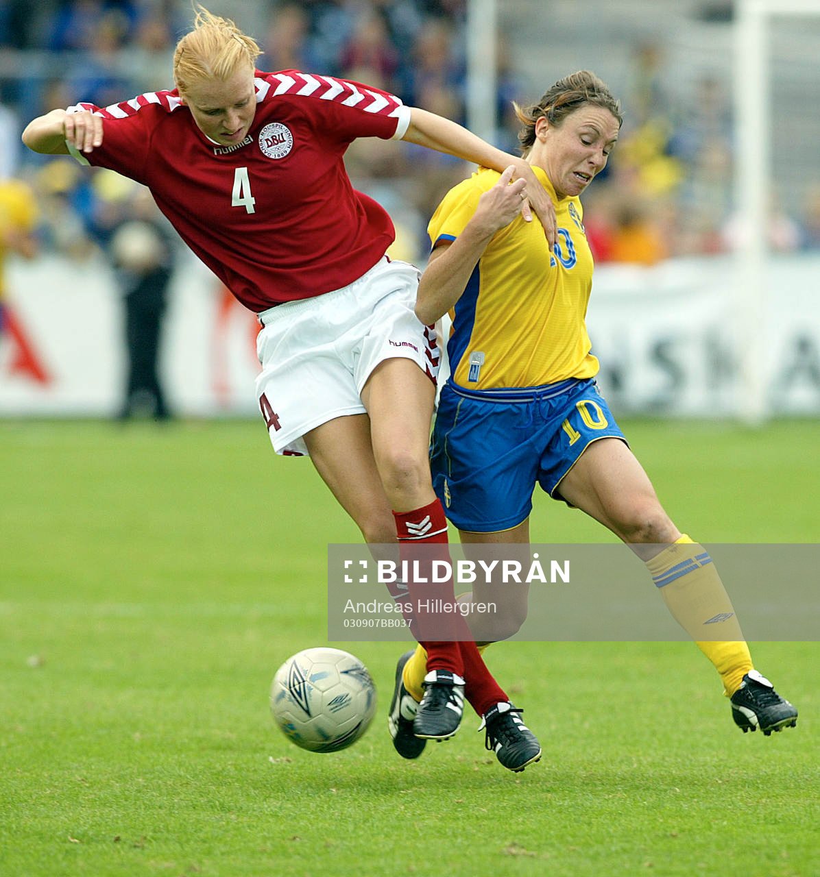 Hanna Ljungberg, Sverige och Gitte Andersen, Danmark
