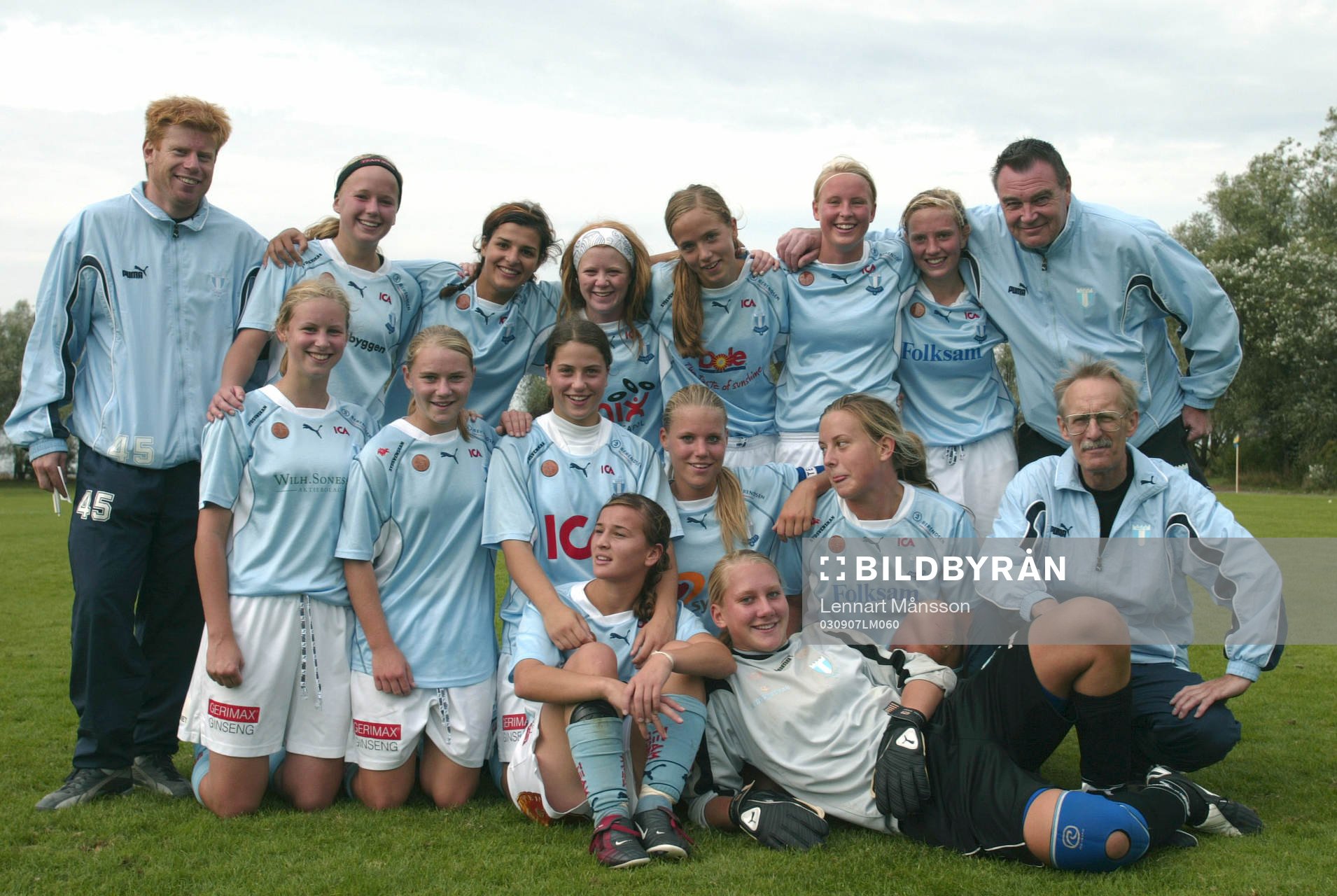 MFF:s segrande lag. Lagbild