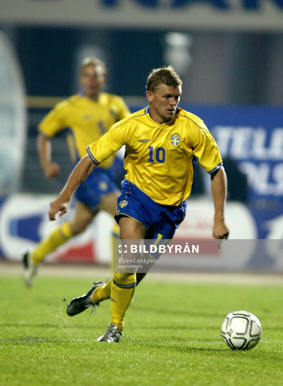 Fotboll, EM, kval, Marcus Allbäck, Sverige