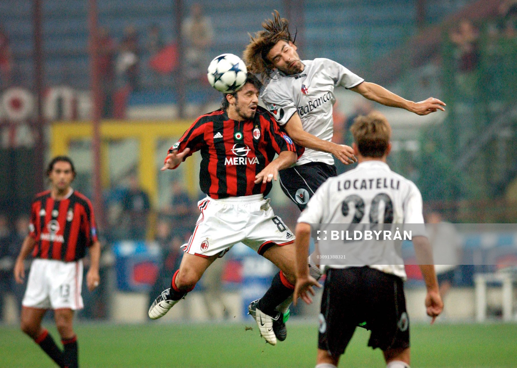 Gattuso och Rossini, nickduell