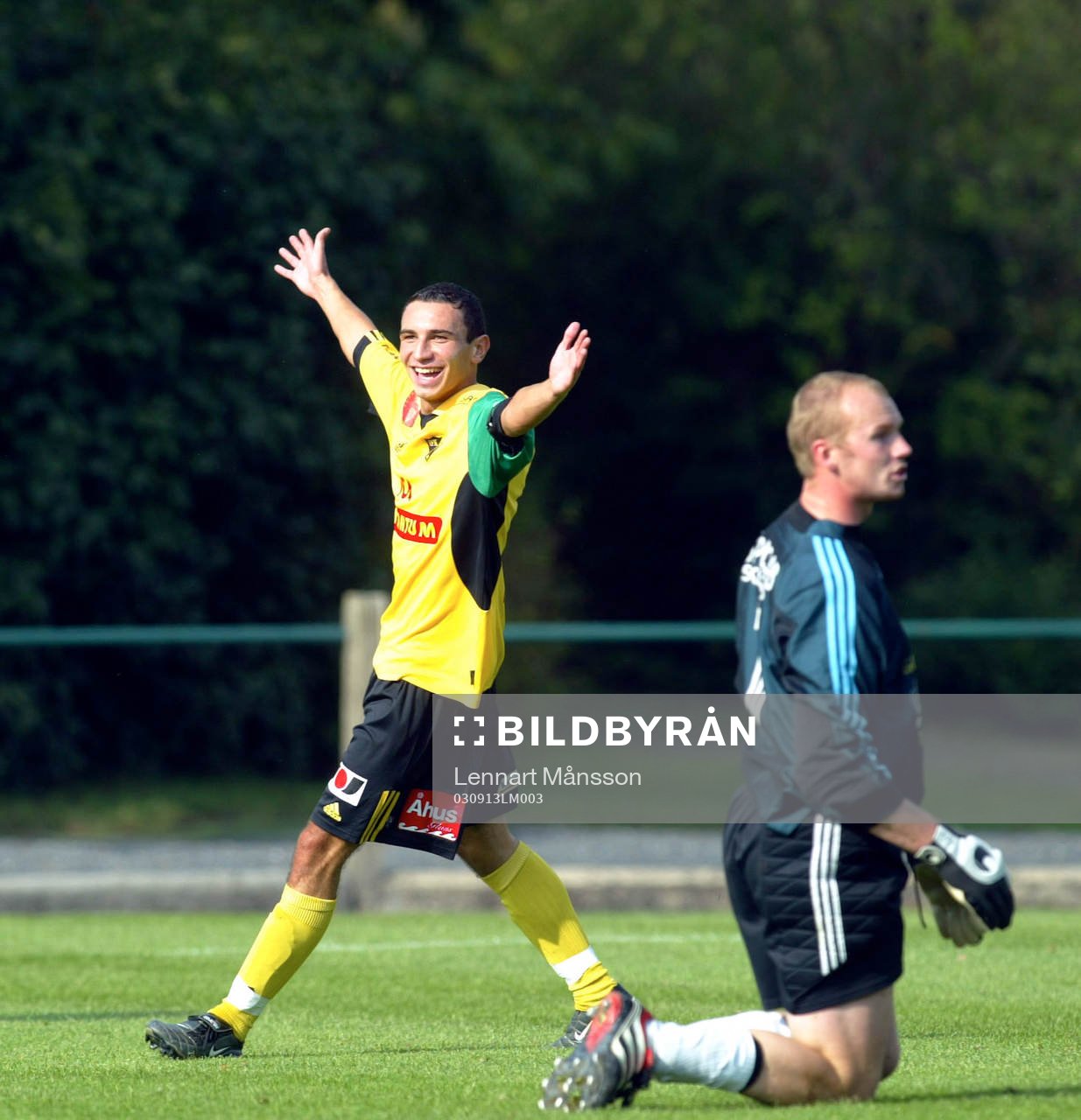 17-årige debutanten Burim Rexhepi, Hässleholm har