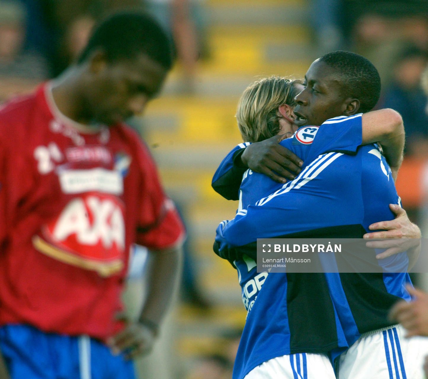 Bala Garba, Sundsvall har gjort 0-1 och Öster deppar