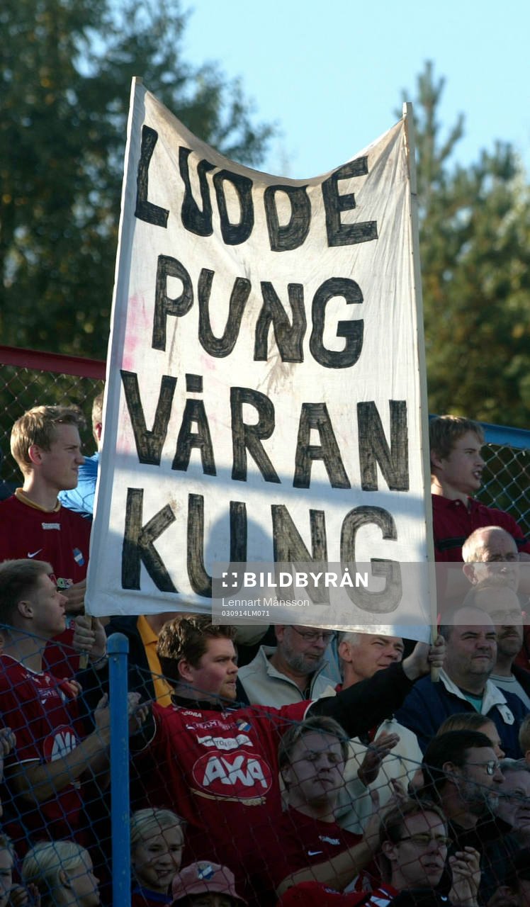 Fansen älskar inhopparen Ludwig Ernstsson, Öster
