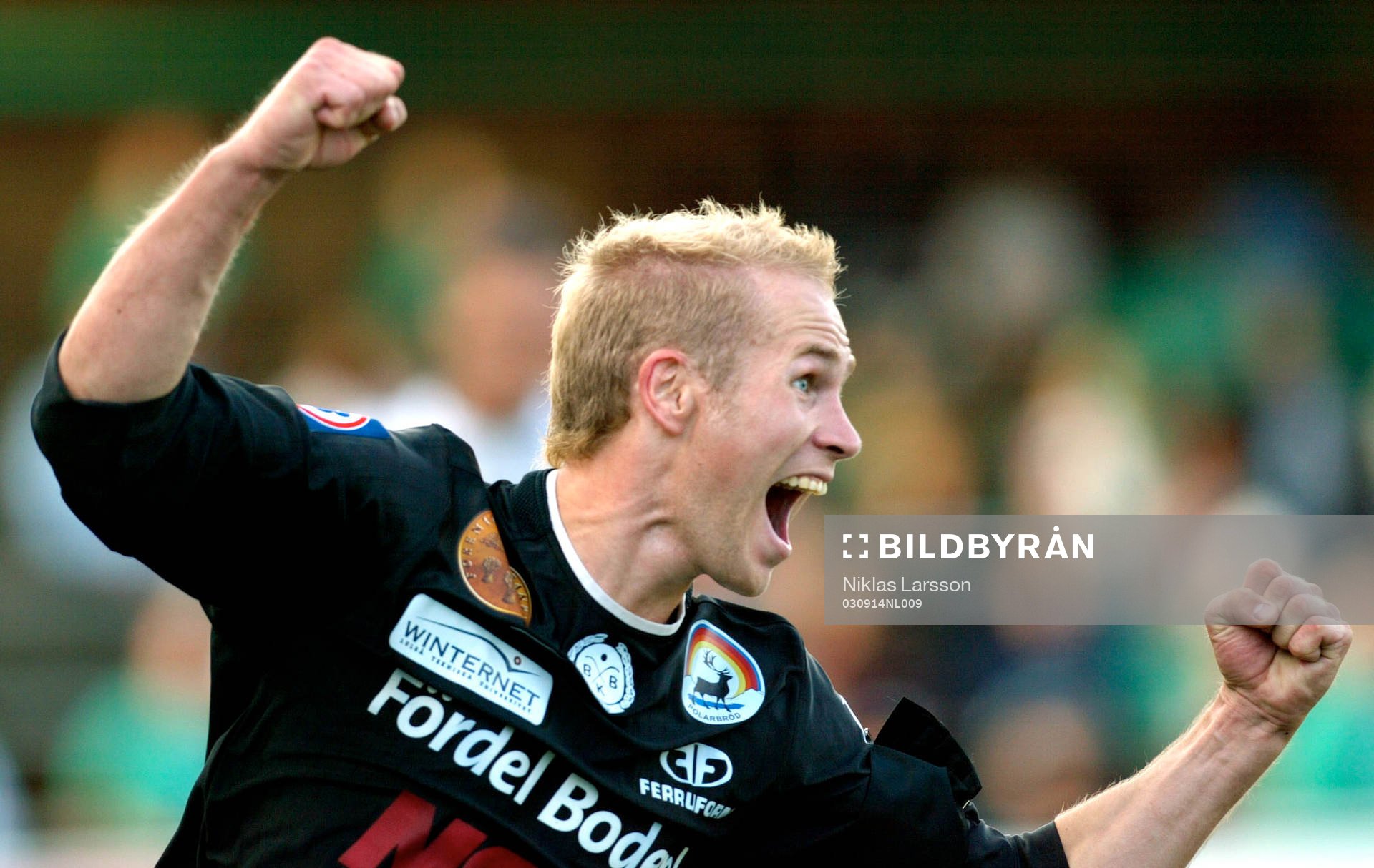 Matchhjälten Robert Lundgren, Boden jubel