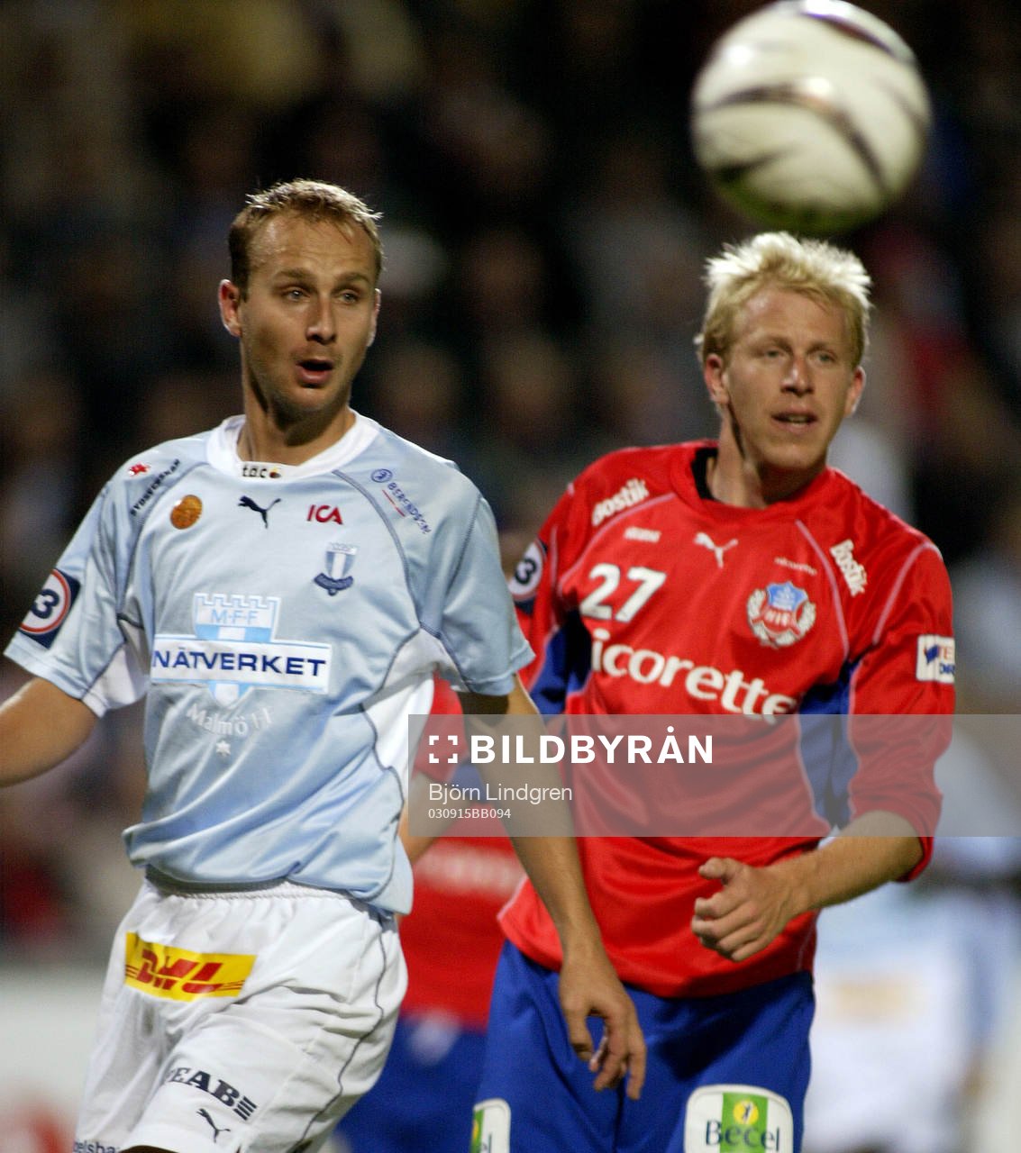Jon Inge Höiland, Malmö FF och Gustaf Andersson,