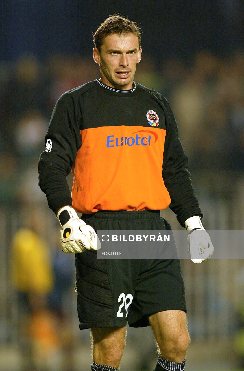  Jaromir Blazek, målvakt, Sparta Prag.