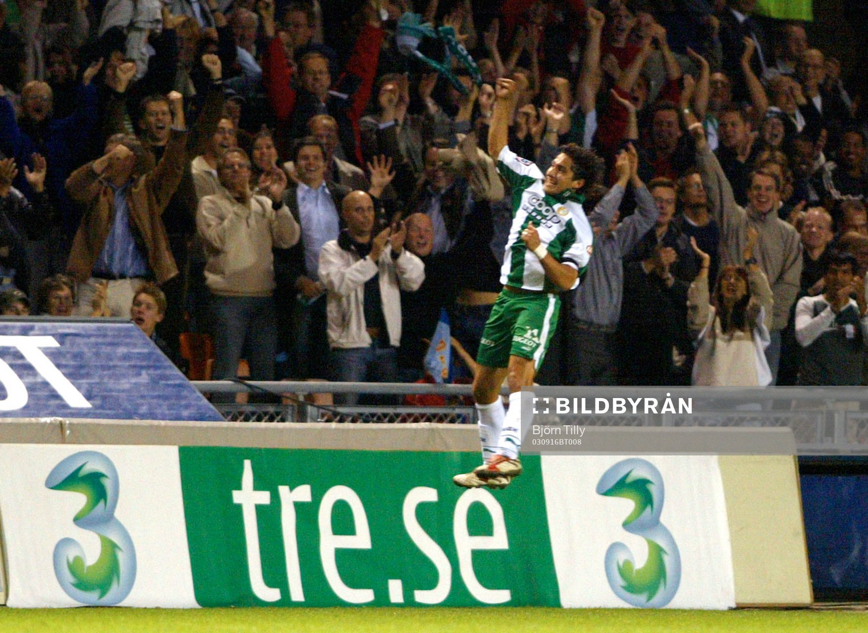 Pablo Pinones-Arce, Hammarby. Jubel