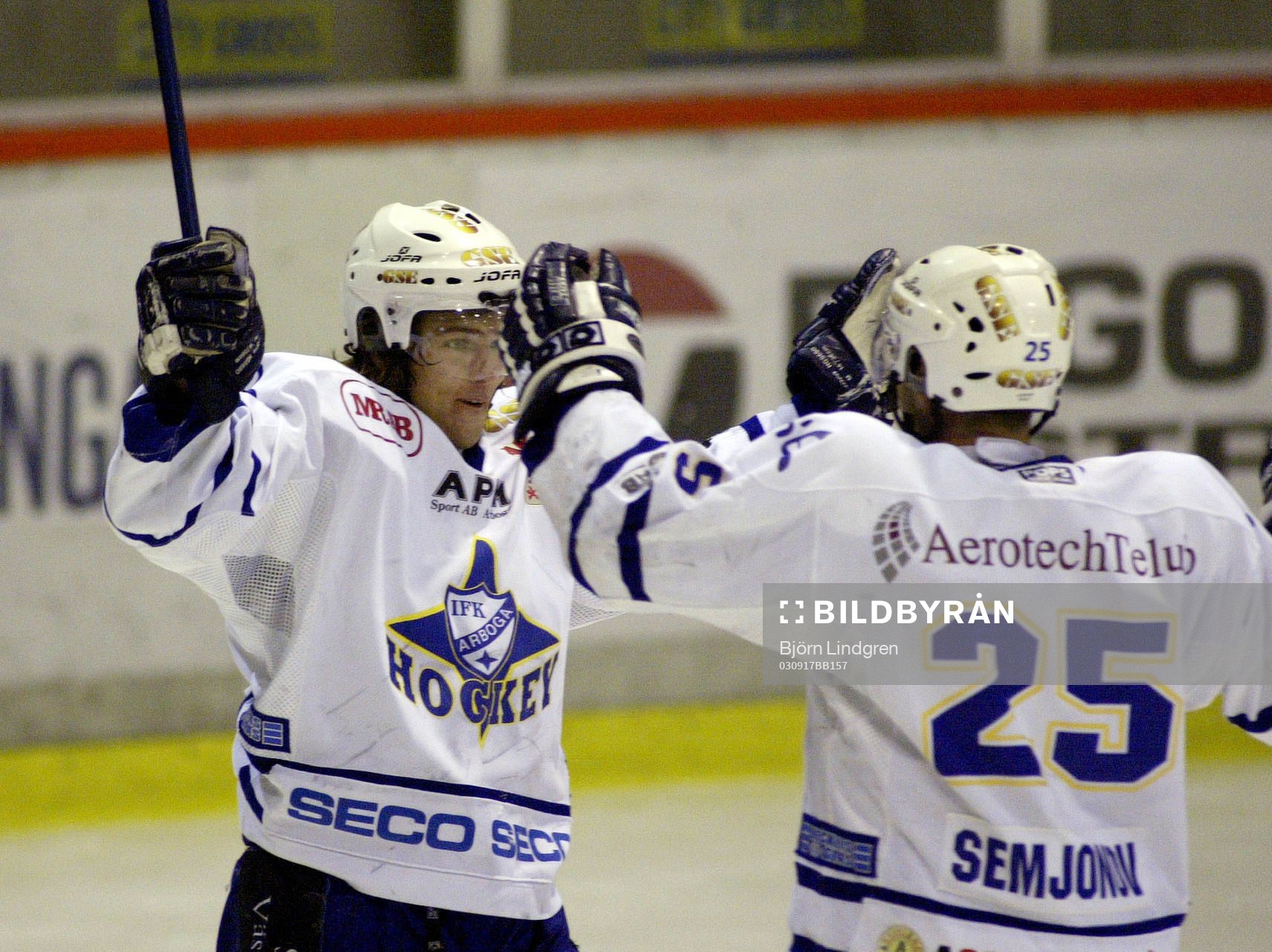Ishockey, Allsvenskan, Fredrik Vestberg, Arboga, jublar,