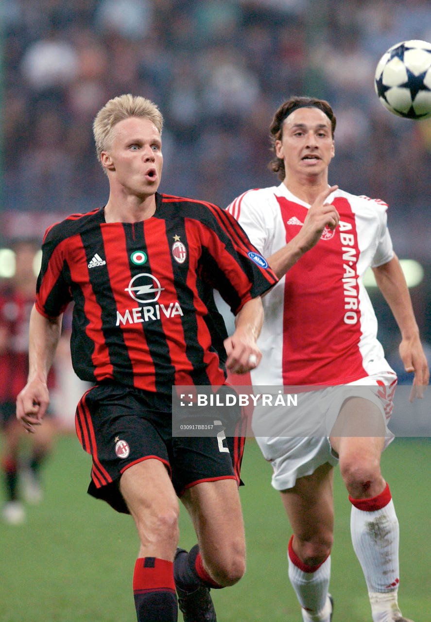 Martin Laursen och Zlatan Ibrahimovic
