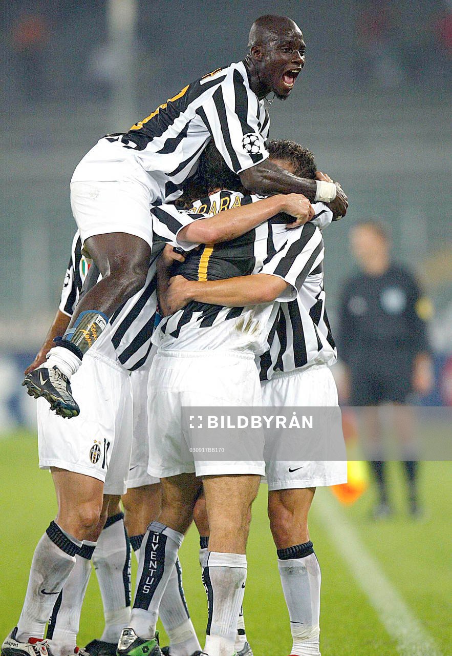 Fotboll, italiensk, serie A, Juventus, jubel.
